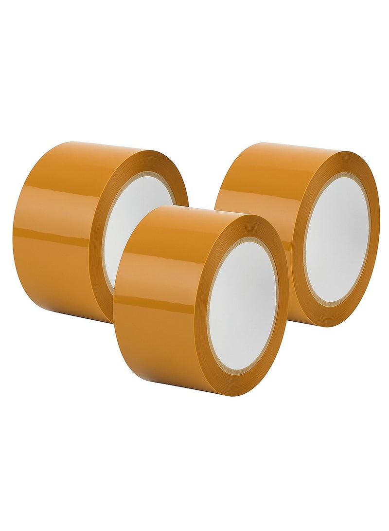 Brown Masking Tape for Packing – 90 Yards per Roll – Strong Adhesive, Heavy Duty Sealing Tape for Moving Boxes, Shipping, Storage & General Use - Image 1