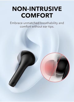 Panvil K20i, Semi-in-Ear Earbuds, Bluetooth Wireless, 36H Playtime, Fast Charge, Clear Sound, Comfortable Fit, ENC 2-Mic Clear Calls, Custom EQ, IPX5, Bluetooth 5.3, App Control (Black)  - Image 2