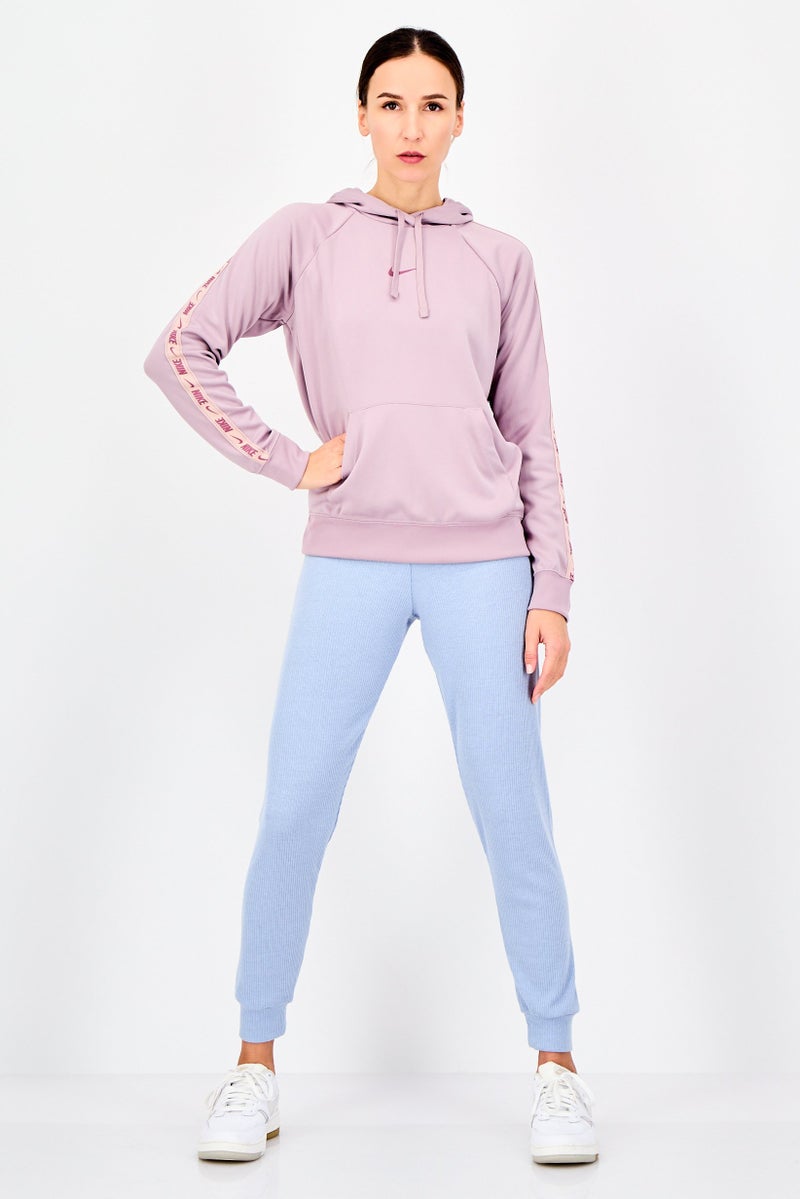 Nike هودي خارجي للنساء بأكمام طويلة مناسب للرياضة، موف - Image 4