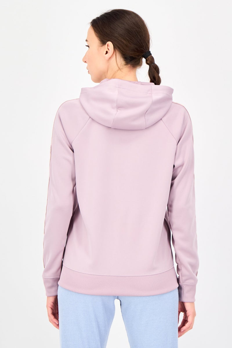 Nike هودي خارجي للنساء بأكمام طويلة مناسب للرياضة، موف - Image 2