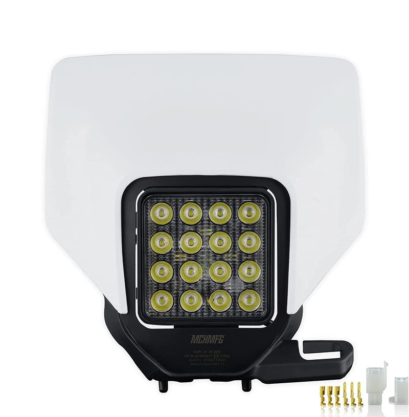 MCHMFG مصباح أمامي للدراجات النارية MCHMFG، مجموعة أضواء LED للدراجات النارية العالمية لمعظم دراجات الطرق الوعرة TC FC TE FE TX FX - Image 1