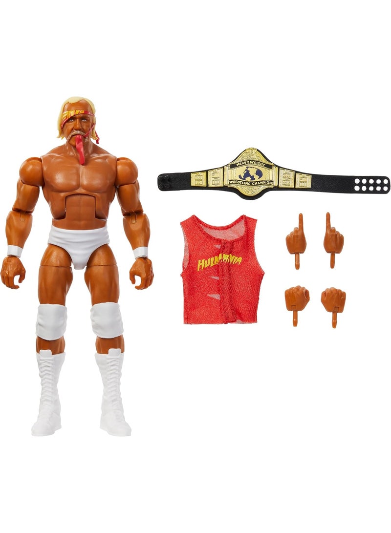 WWE مجموعة WWE النخبة - أفضل الضربات - تمثال حركة - هالك هوغان - Image 1