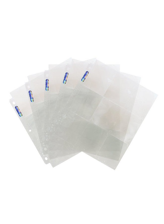 Ultra Pro صفحات سلسلة الفضة Ultra Pro 9 جيب (عبوة 25 عدداً) - احمِ بطاقاتك الرياضية أو بطاقات الألعاب القيمة، تتناسب تماماً مع برو-بايندر لمزيد من الأمان - Image 2