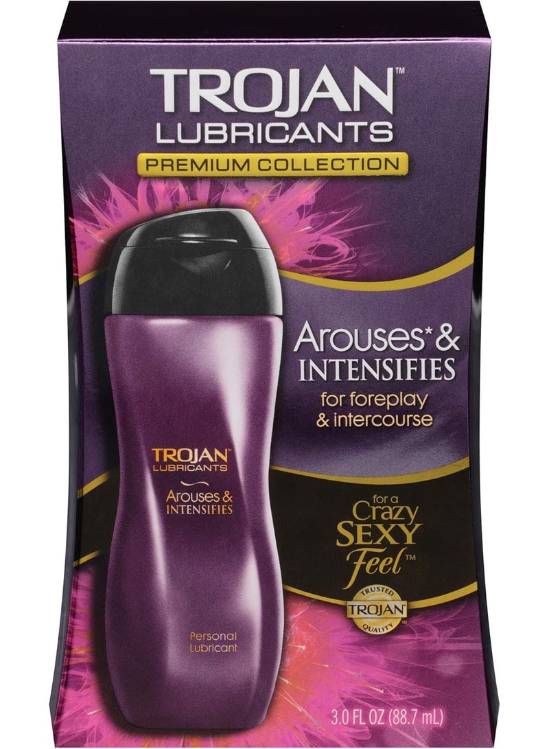 TROJAN Lubricants Arouses and Intensifies, Personal Lubricant, Silicone Personal Lube, 3 fl oz - Image 3