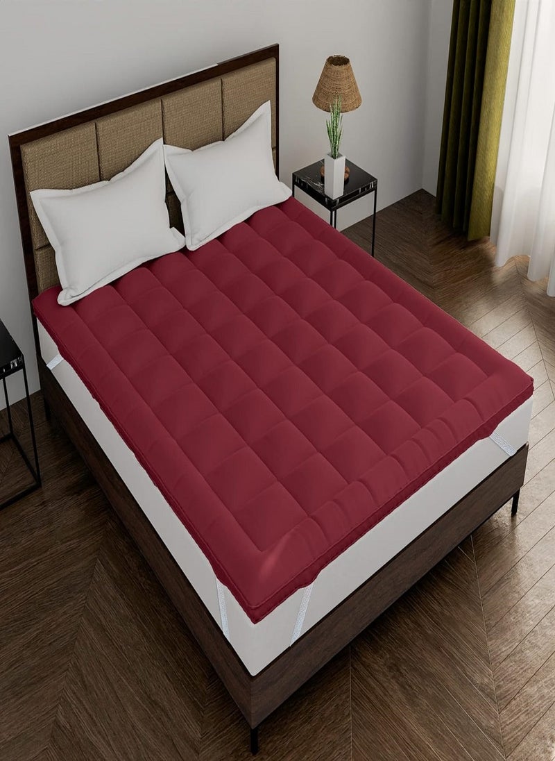 Blueberry Mattress Topper Top Quality With 4 Corner Elastic 6cm Thickness 150x200cm - Image 1