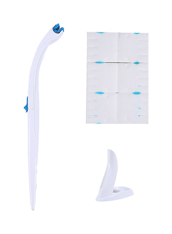 NIBEMINENT Replaceable Brush-Head Set With Cleaner Stick White - Image 1