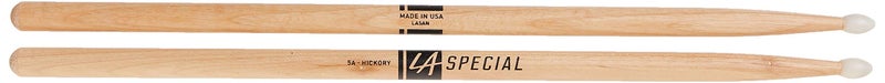ProMark promark LA Specials - 5A Drumsticks - Drum Sticks Set for Acoustic Drums or Electronic Drums - Oval Nylon Tip - Hickory Drum Sticks - Consistent Weight and Pitch - Made in the USA - 3 Pairs - Image 3