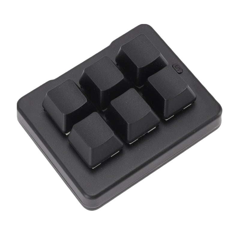 Macro Programmable 6 Key Gaming Keyboard Wireless 2.4G Bluetooth USB Wired 3 Modes Customized Blue Switch 6 Key Mechanical Keypad - Image 3