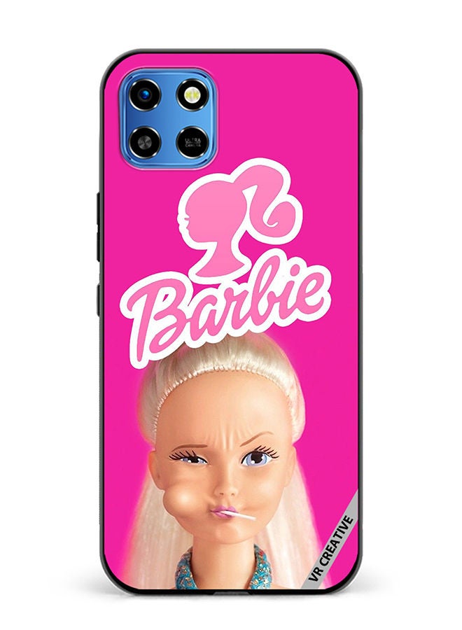 VR CREATIVE Protective Case Cover For Infinix Smart 6 HD Barbie Loliipop Design Multicolour - Image 1