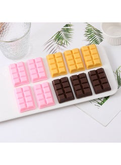 Generic Simulation Chocolate Model Valentine's Day Gift Decoration Chocolate Block Dessert Cake Display Window Photography Props-Color:Large Chocolate Block-pink (door Buckle)-Specifications:As Shown In The Picture Size  - Image 3