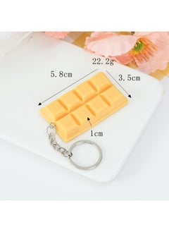 Generic Simulation Chocolate Model Valentine's Day Gift Decoration Chocolate Block Dessert Cake Display Window Photography Props-Color:Large Chocolate Block-pink (door Buckle)-Specifications:As Shown In The Picture Size  - Image 5