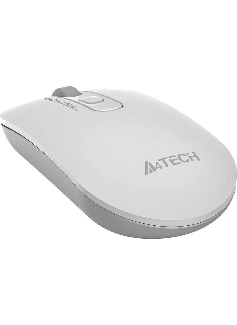 A4TECH FG20 Nano Receiver Wireless Optical 2000DPI Energy Saving Compact Mouse - White  - Image 4