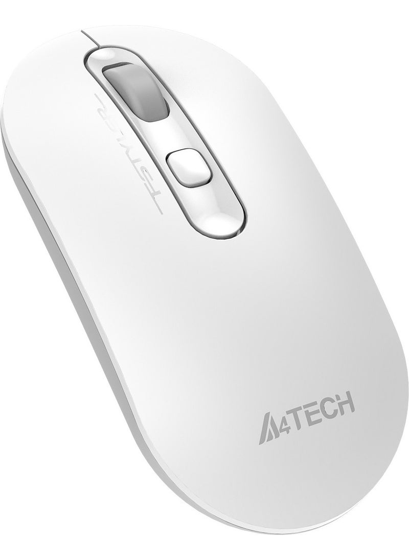 A4TECH FG20 Nano Receiver Wireless Optical 2000DPI Energy Saving Compact Mouse - White  - Image 3