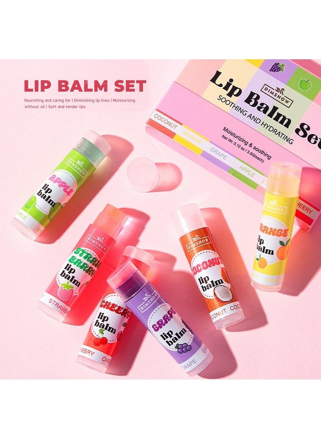 SWETIYOU SWETIYOU 6 Pack Lip Balm, Natural Lip Balm Bulk with Fruit Flavoured, Moisturizing Lip Balm, Hydrating & Prevention Dry and Cracked, Lip Care Product  - Image 2