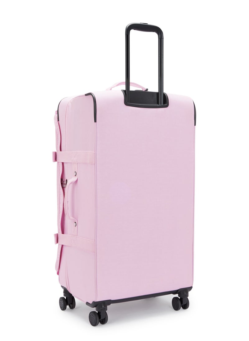 kipling Basic Plus Spontaneous Large 4-Wheeled Suitcase 78cm/30inches, 4.36kg, 101L, Blooming Pink  - Image 2
