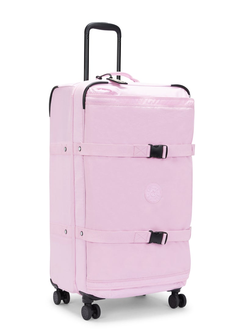 kipling Basic Plus Spontaneous Large 4-Wheeled Suitcase 78cm/30inches, 4.36kg, 101L, Blooming Pink  - Image 4