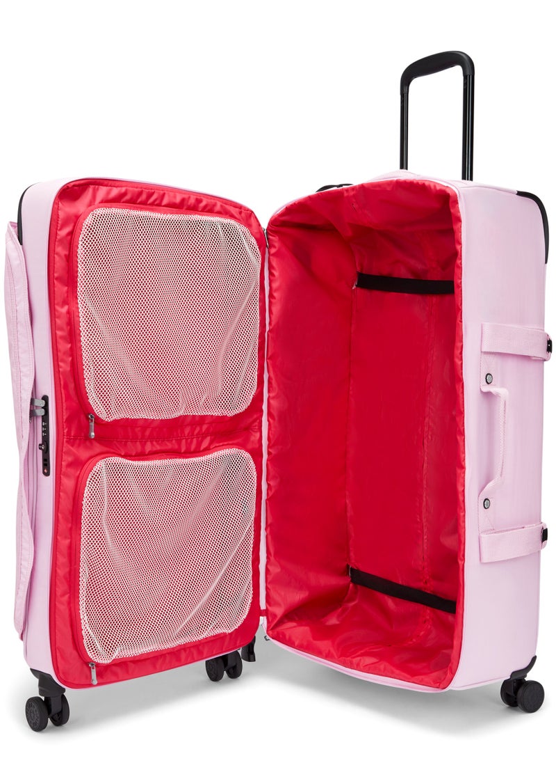 kipling Basic Plus Spontaneous Large 4-Wheeled Suitcase 78cm/30inches, 4.36kg, 101L, Blooming Pink  - Image 3