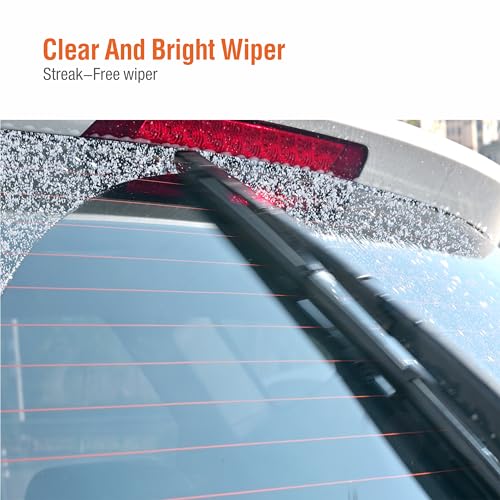 WOWIPER 14 inch (14-F) Rear Wiper Blade Replacement for Honda Pilot 2015 2014 2013 2012 2011 2010 2009 Back Windshield Wiper- 76730-SZA-A02 76730-SZA-A01 - Image 3