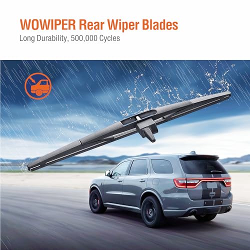 WOWIPER 14 inch (14-F) Rear Wiper Blade Replacement for Honda Pilot 2015 2014 2013 2012 2011 2010 2009 Back Windshield Wiper- 76730-SZA-A02 76730-SZA-A01 - Image 4