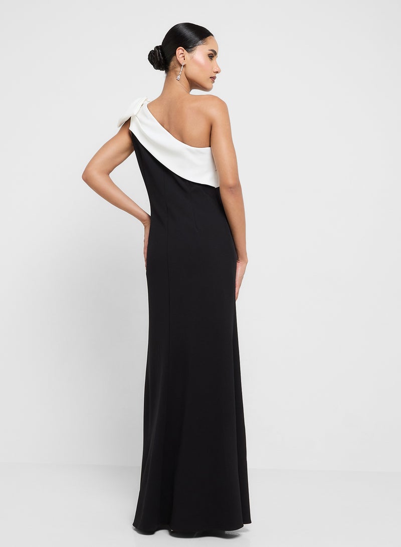 Adrianna Papell Color block Maxi Dress - Image 2