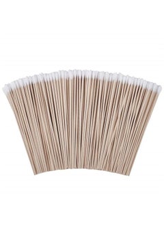 300PCS Cotton Swabs, 6 inch Long Cotton Swab with Wooden Sticks, Cotton Tipped Applicators, Wooden Cotton Swabs Cleaning Swabs Cutips Cotton Buds for Ears and Makeup