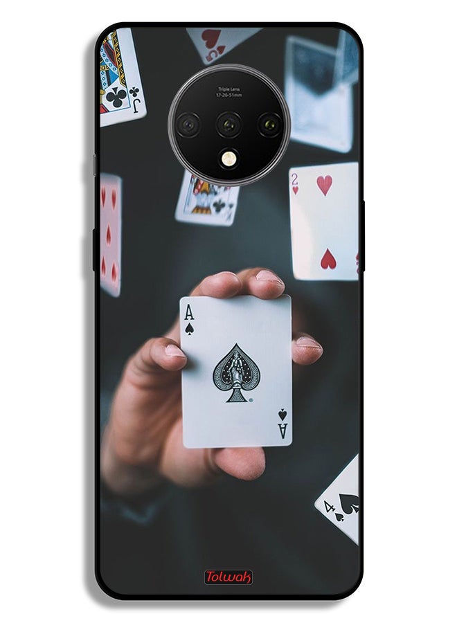 Tolwak OnePlus 7T Protective Case Cover Cards  - Image 2