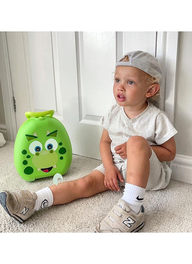 My Carry Potty Portable, Leak-Proof Kids Potty With Secure Lock And Comfy Seat – Fun Green Dinosaur Design  - Image 5