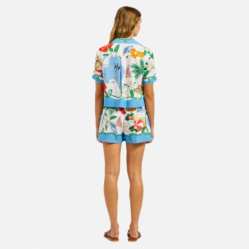 Seafolly  Viva Vacation Crop Shirt - Women for Women | Best Price UAE