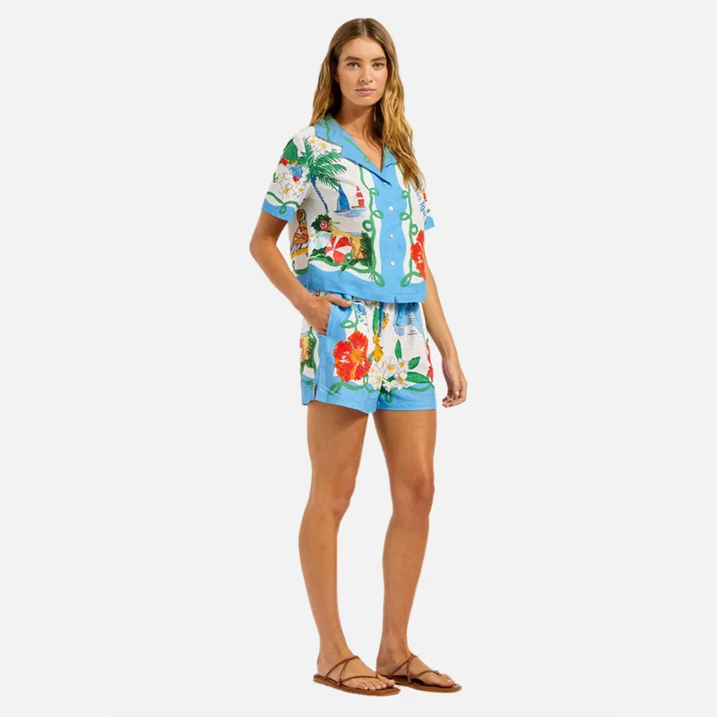 Seafolly  Viva Vacation Crop Shirt - Women for Women | Best Price UAE