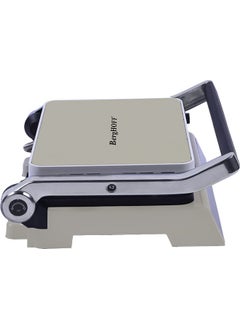 Gem Retro Vanilla Cream Color Digital Grill and Toaster