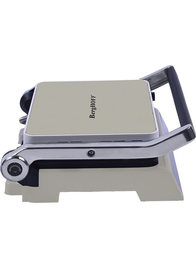 Berghoff - Gem Retro Vanilla Cream Color Digital Grill and Toaster - Image 1