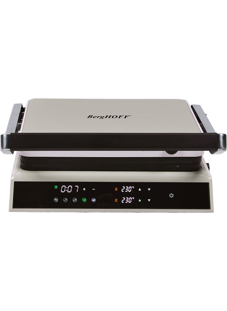 Berghoff - Gem Retro Vanilla Cream Color Digital Grill and Toaster - Image 1