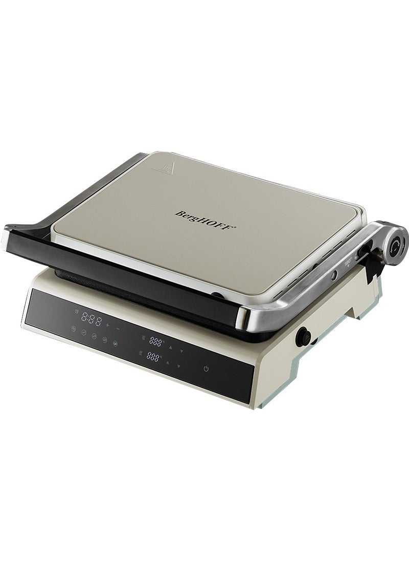 Berghoff - Gem Retro Vanilla Cream Color Digital Grill and Toaster - Image 1