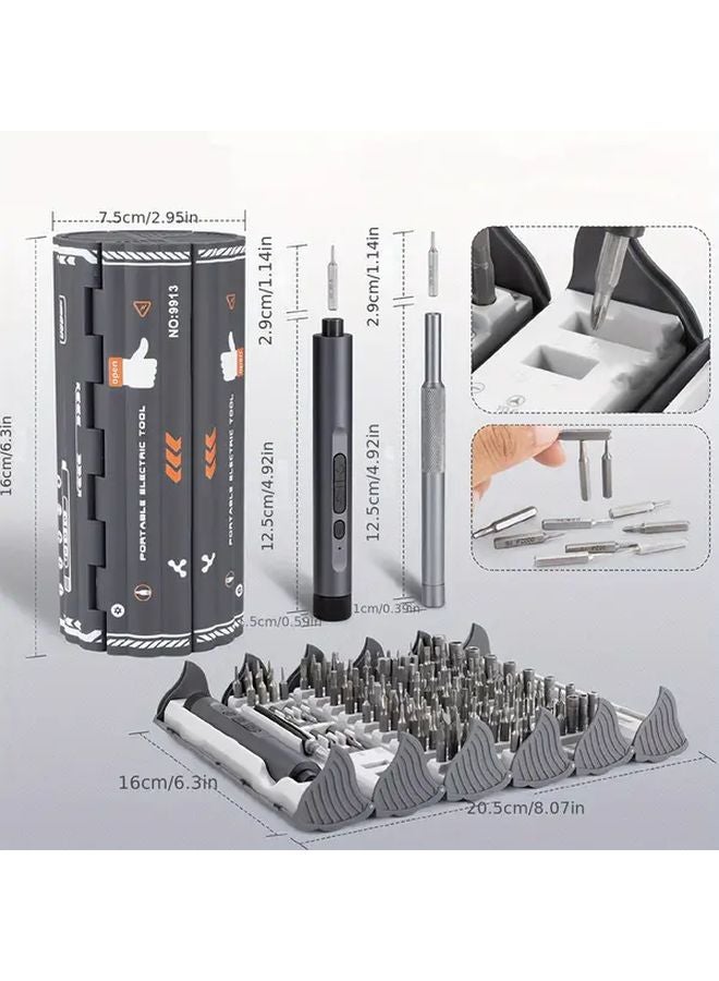 127 in 1 Electric Screwdriver Set 3 7V Rechargeable Wireless Repair Tools for Mobile Phone PC - Image 4