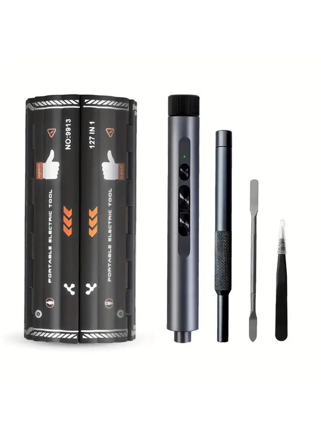 127 in 1 Electric Screwdriver Set 3 7V Rechargeable Wireless Repair Tools for Mobile Phone PC - Image 1