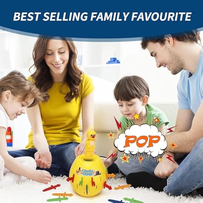 MAKINGTEC Pop Up Kids Game, Dinosaur Action Board Game Family Fun Activity Preschool Children's Game Classic Board Game Toddler Action Game or 3 4 5 6 7 8 9 10 11 Year Old Boys Girls Children Toddlers - Image 5