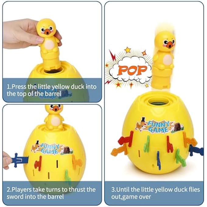 MAKINGTEC Pop Up Kids Game, Dinosaur Action Board Game Family Fun Activity Preschool Children's Game Classic Board Game Toddler Action Game or 3 4 5 6 7 8 9 10 11 Year Old Boys Girls Children Toddlers - Image 3