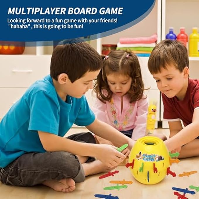 MAKINGTEC Pop Up Kids Game, Dinosaur Action Board Game Family Fun Activity Preschool Children's Game Classic Board Game Toddler Action Game or 3 4 5 6 7 8 9 10 11 Year Old Boys Girls Children Toddlers - Image 2