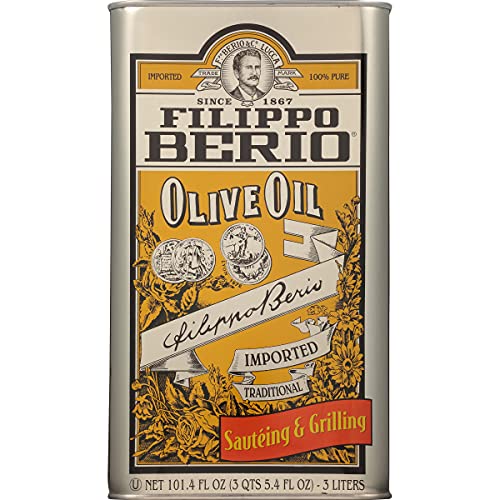 Filippo Berio Pure Olive Oil 1014 Ounce Tin - Image 1