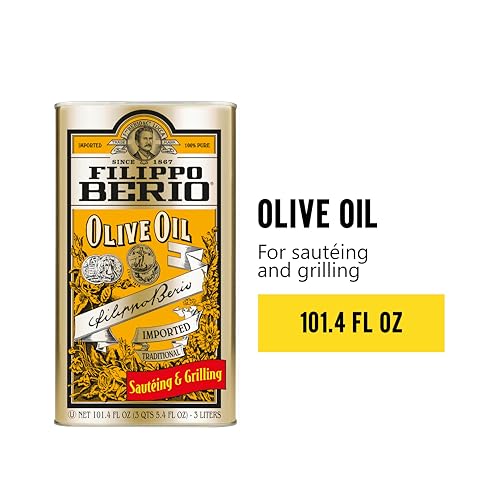 Filippo Berio Pure Olive Oil 1014 Ounce Tin - Image 5