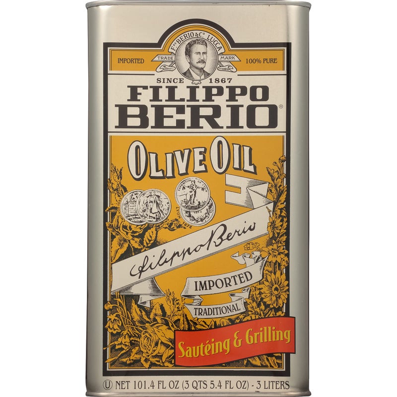 Filippo Berio Pure Olive Oil 1014 Ounce Tin - Image 3