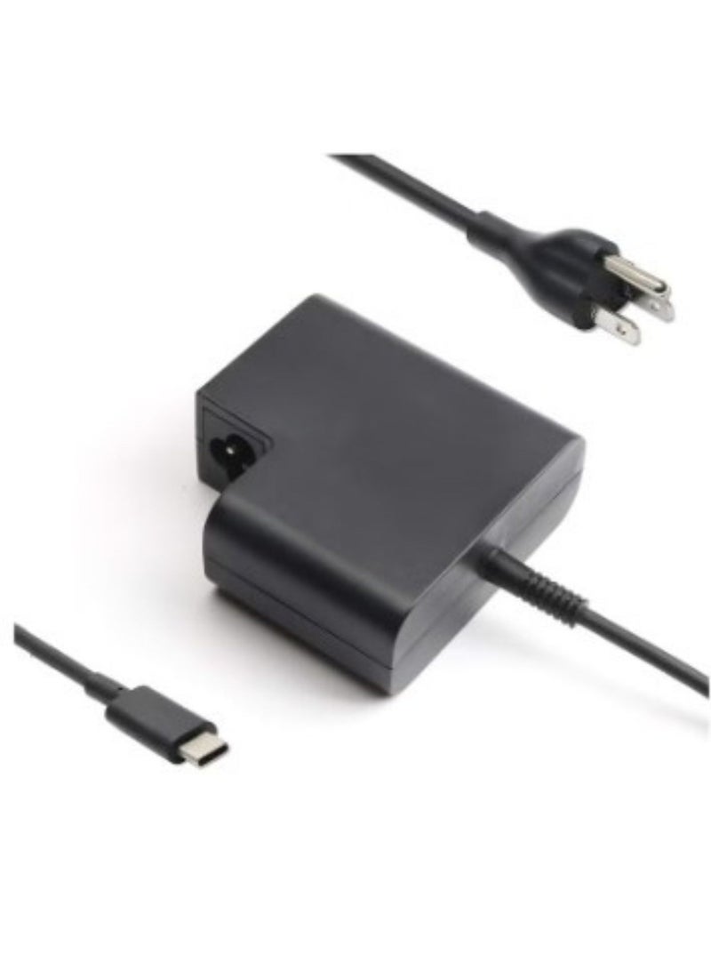 Terabyte AC For 65W HP EliteBook 830 G5(3UN36PA), 20V - 3.25A USB Type-C AC Replacement Adapter TPN-CA06 1HE08UT 1HE08UT#ABA - Image 1