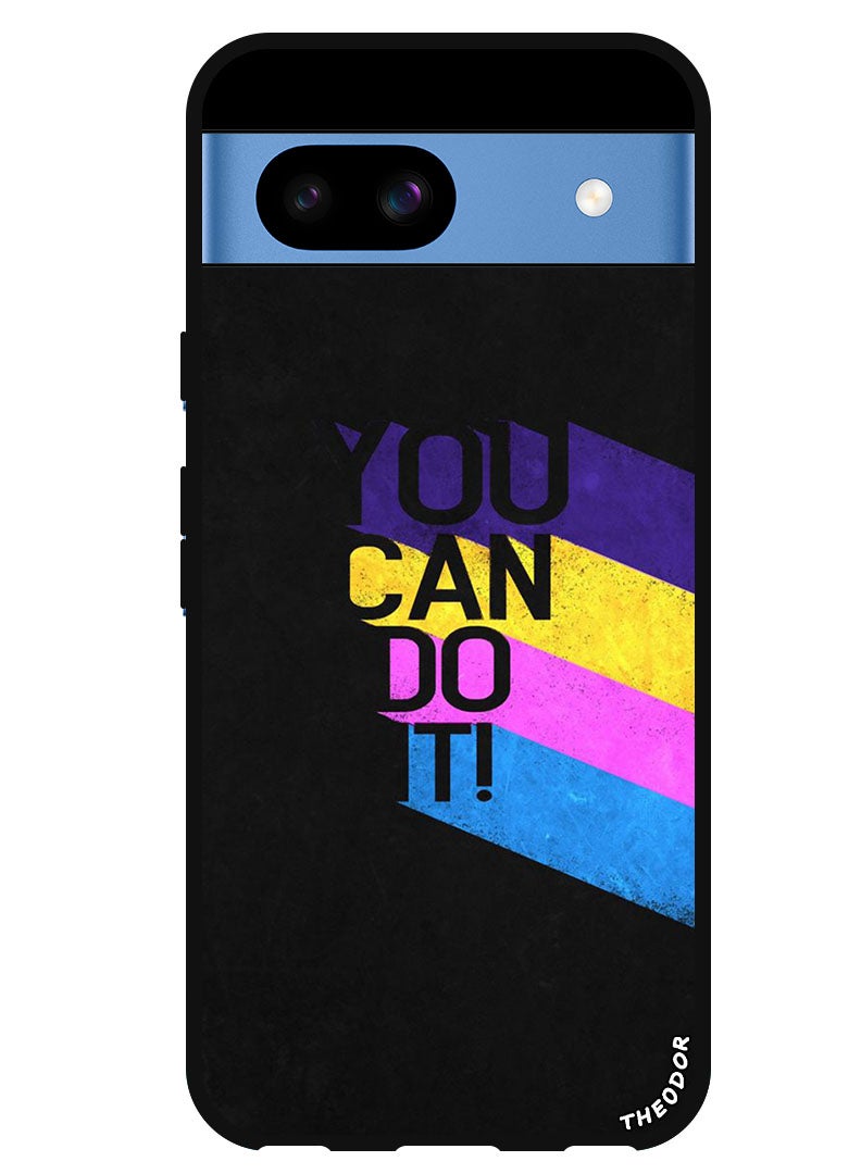 Theodor Protective Case Anti Scratch Shock Proof Bumper Cover For Google Pixel 8a You can do it - Image 1