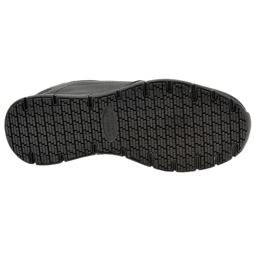 SKECHERS أحذية سكيشرز للنساء نانبا-أنود لخدمة الطعام، بولي يوريثان أسود، 5 W US - Image 4