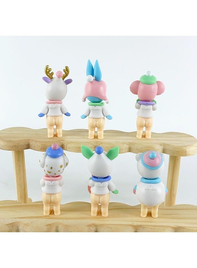 OCTOBER Lying down winter snowflake holder blind box car decoration decoration birthday party collection decoration gift for family and friends  - Image 3