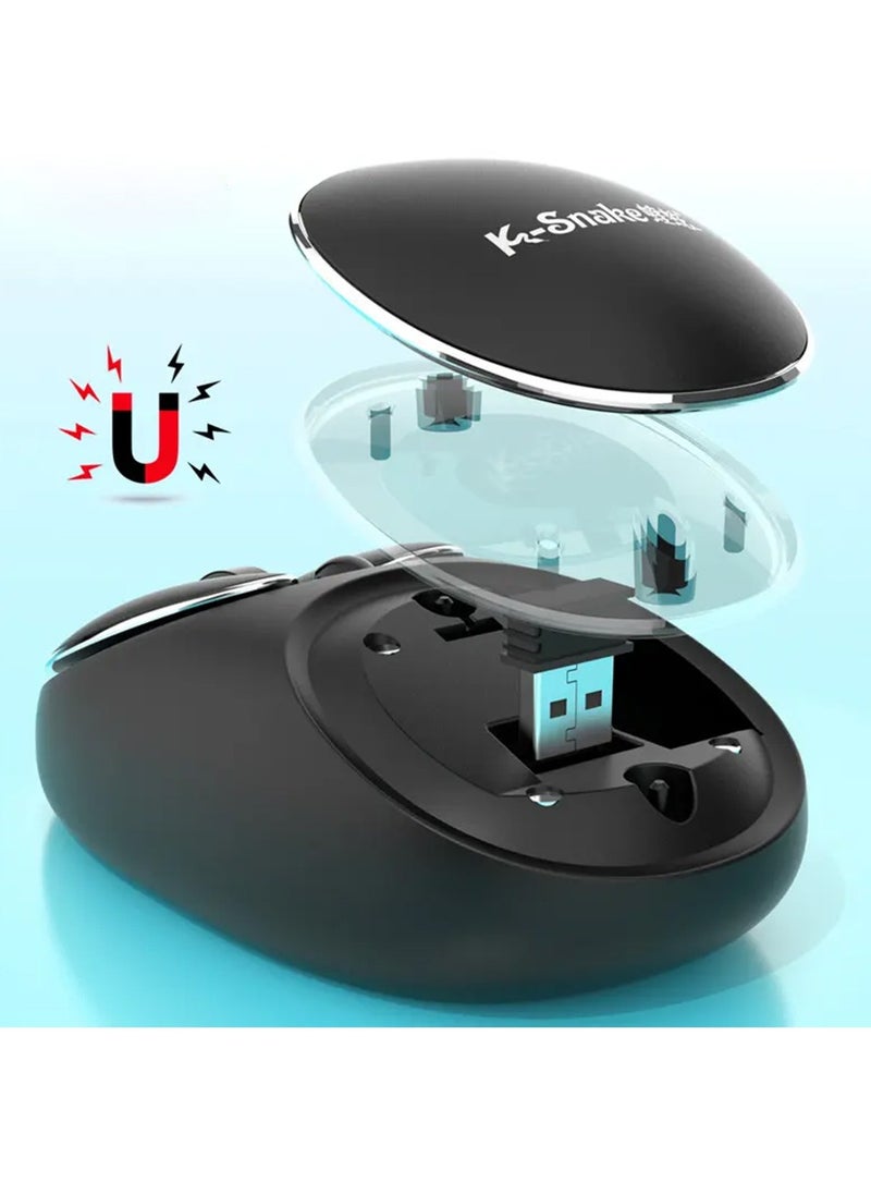 K-Snake - W520 2.4G Adjustable Wireless Mouse 800-1600 DPI for PC Laptop - Laptop - Image 1