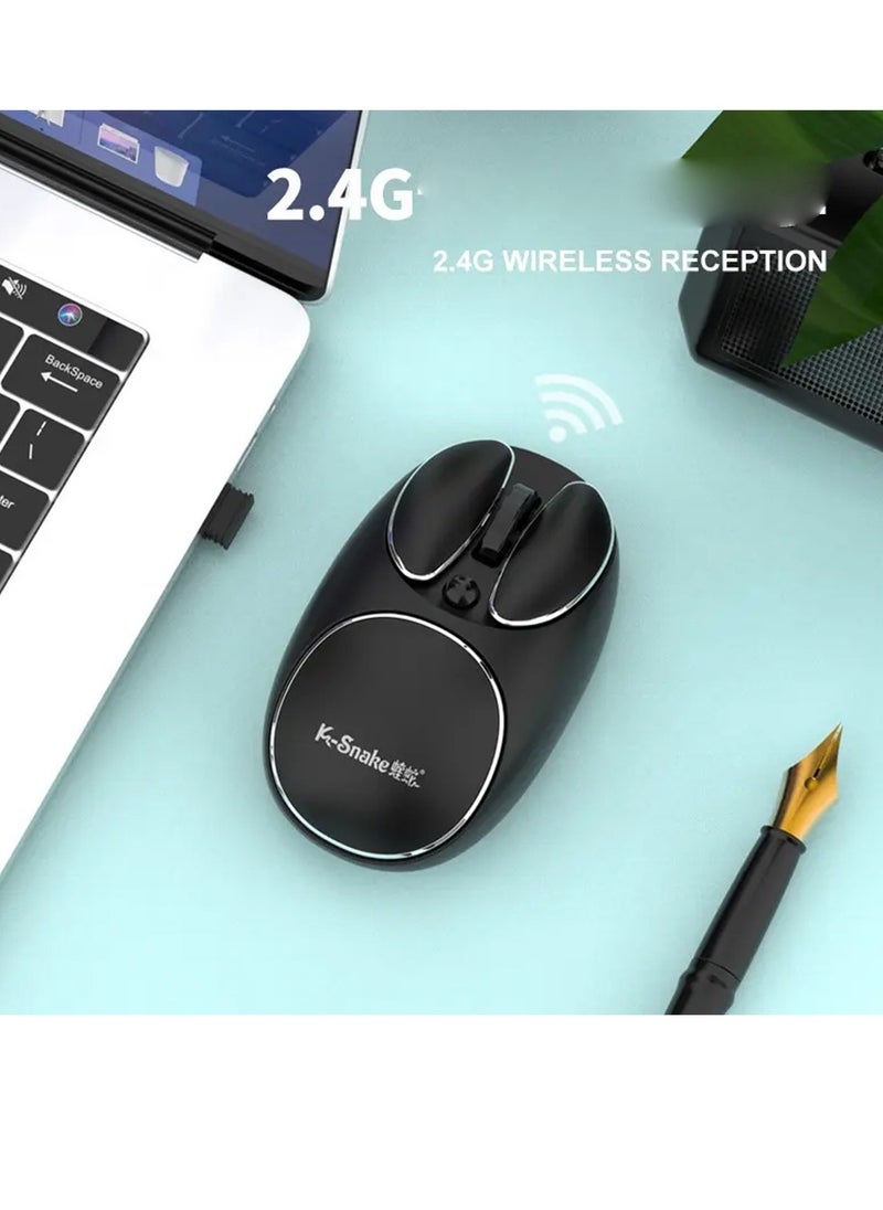 K-Snake - W520 2.4G Adjustable Wireless Mouse 800-1600 DPI for PC Laptop - Laptop - Image 1