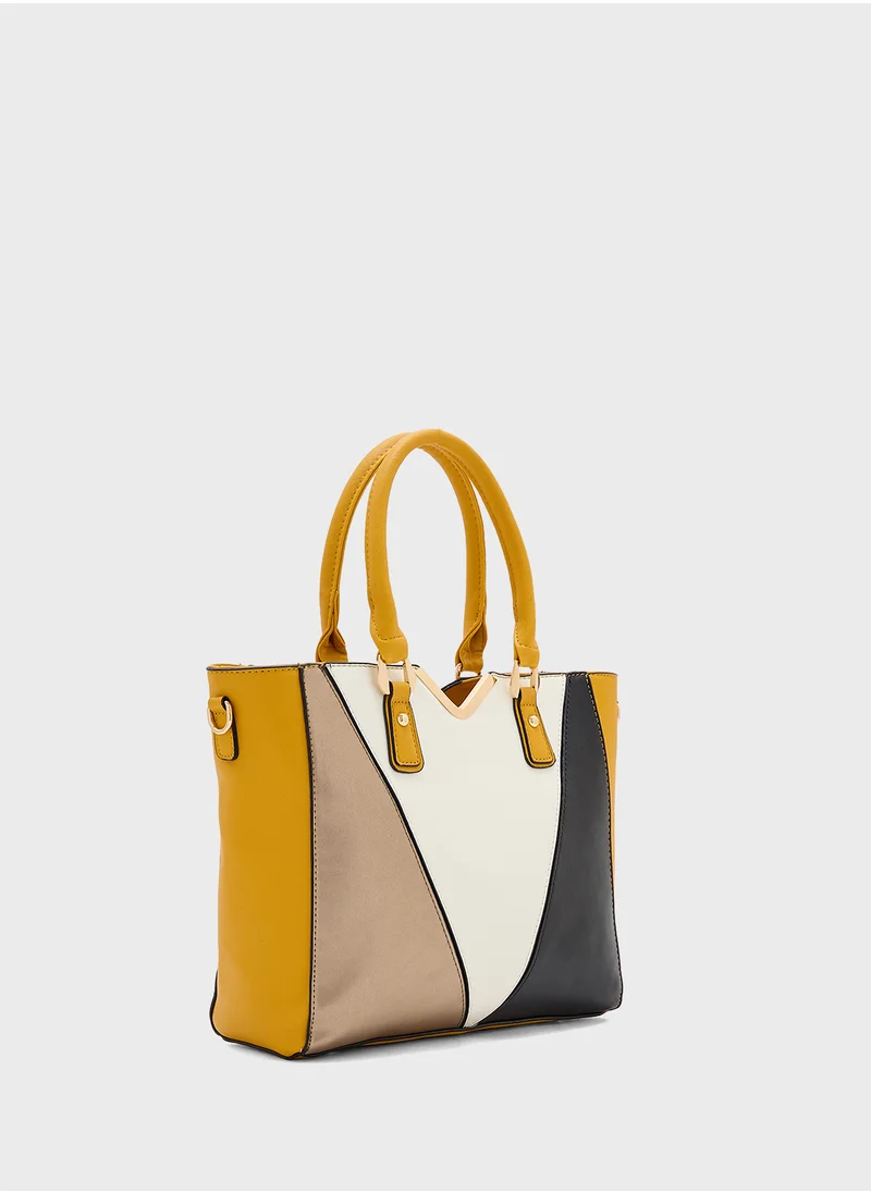 ايلا 4 In 1 Handbag Set With Tote, Crossbody, Pouch And Cardholder
