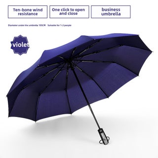 Extra Large Sturdy Sunblock Automatic Umbrella Enlarged 10 Bone Fully Automatic-Purple - pzsku/Z804524C762AB5E06FD88Z/45/1746225623/1ed9bbee-2cda-46c3-b1f8-e5821b90a856