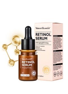 Vibrant Glamour Retinol Face Serum Anti-aging Firming Moisturizing Fade Fine Lines Deep Care Essence 30ml  - Image 1